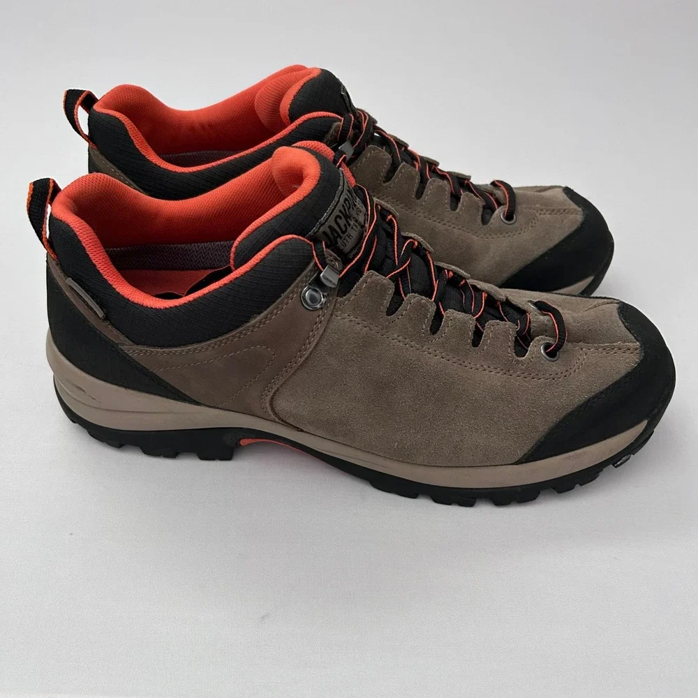 Duluth Trading Jackpine Hiking Shoes Mens 12 Brown Leather Waterproof Trail